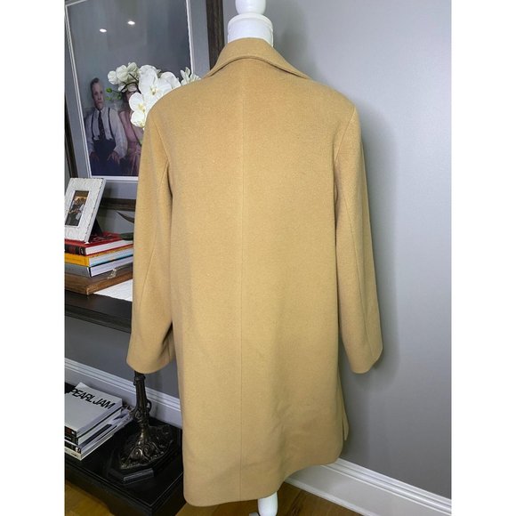 Cinzia Rocca Icons Wool Cashmere Coat Camel 8 - Picture 9 of 12